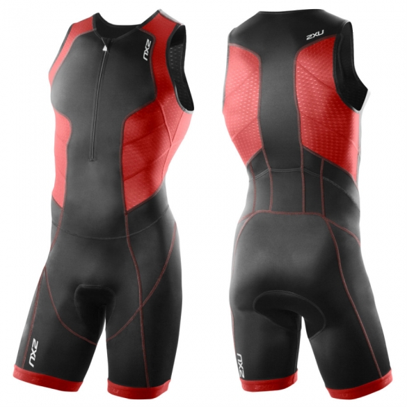 2XU Perform tri suit men 2015 schwarz-rot MT3197d  MT3197d